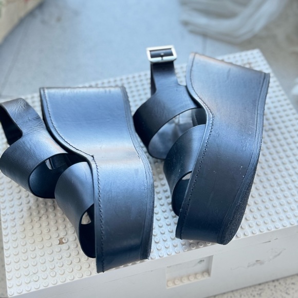 Vince Platform Sandals Leather - Picture 4 of 8